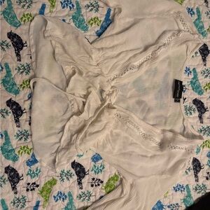 Y2K PrettyLittleThing White Blouse tie